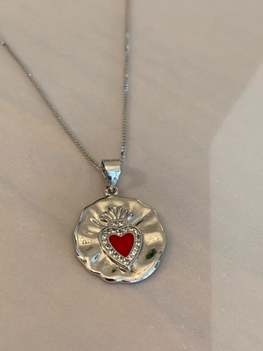 Pandora Heart Necklace 925 Sterling Silver | Romantic Gift | Minimalist Jewelry - Picture 9 of 9